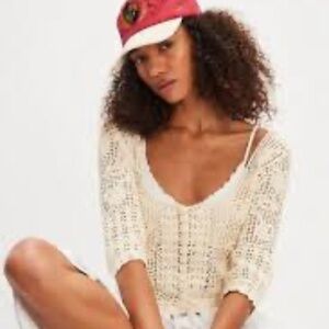 Free People Bahamas Crochet top